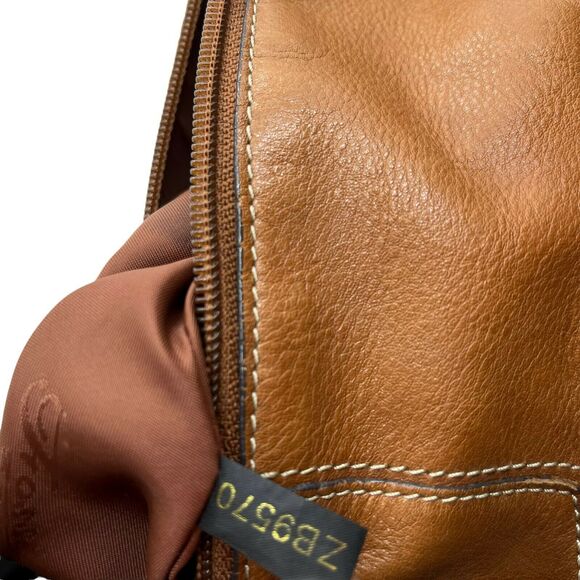 Fossil Satchel Handbag Vintage ZB9570 Womens Brown Leather Double Handles - Picture 7 of 16